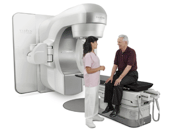 Imagen: El sistema Varian TrueBeam STx (Foto cortesía de Varian Medical Systems).